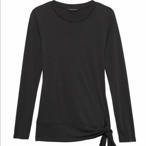 Sandwash Modal Blend Tie-Hem Shirt